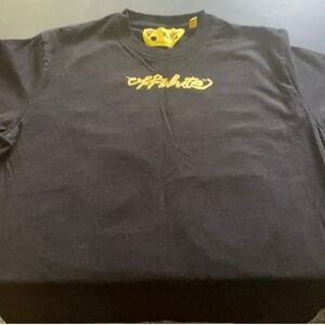 Off-white black and yellow tee